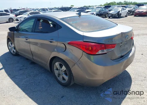 2013 Hyundai Elantra Gls from USA, damaged, VIN 5NPDH4AE7DH447512